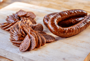 We're celebrating Oktoberfest with 15% off our entire collection of smoked sausage, breakfast sausage, and kielbasa
